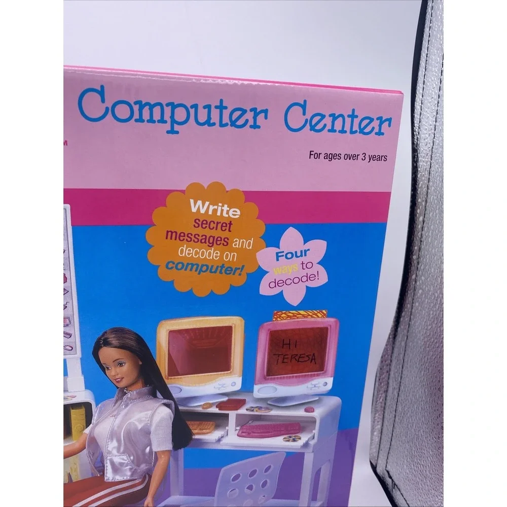 Barbie Secret Message‎ Computer Center Playset 2000 Mattel #67278